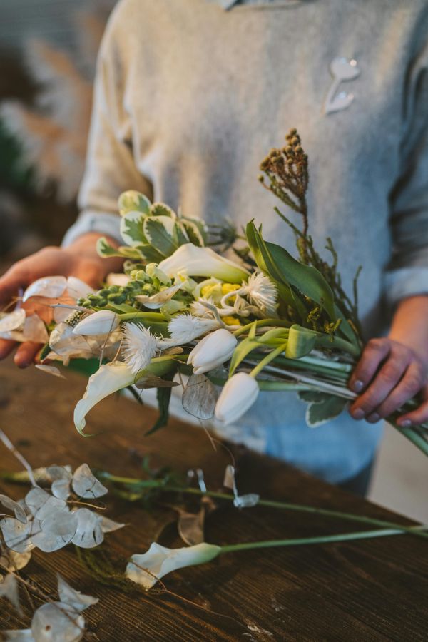 Blumenarrangements bei der Landesgartenschau Bad Dürrenberg 2024.