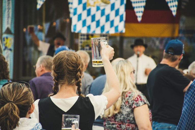 Oktoberfest-Feier bei den Deutschland Festivals in 2025.