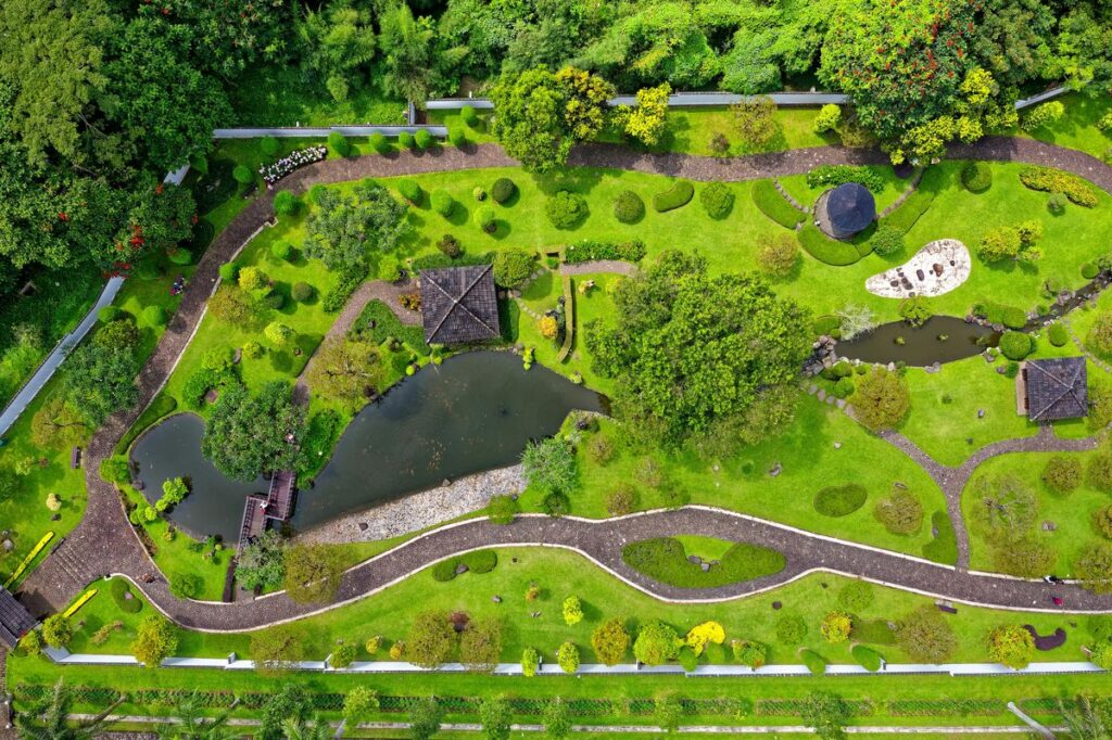 Landschaftsgestaltung bei der Landesgartenschau Bad Dürrenberg 2024.